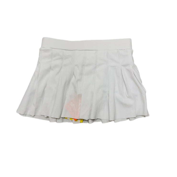 Wht Pleat Active Skirt SC S24