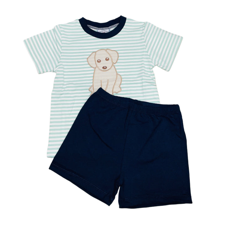 Pupply Appl Boys Short Set