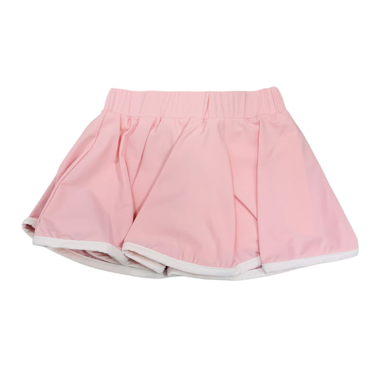 Pink Solid Skort