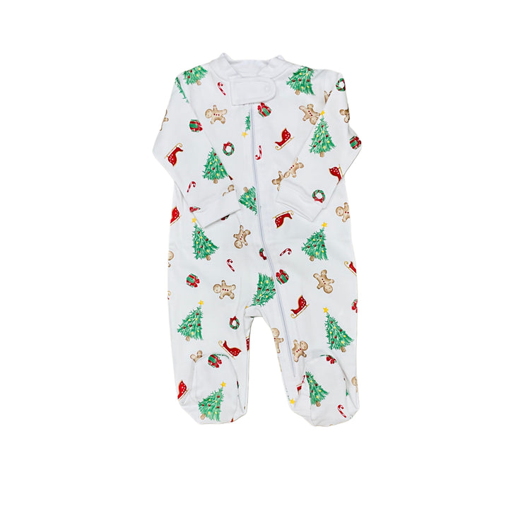 White Santa is Here Onesie