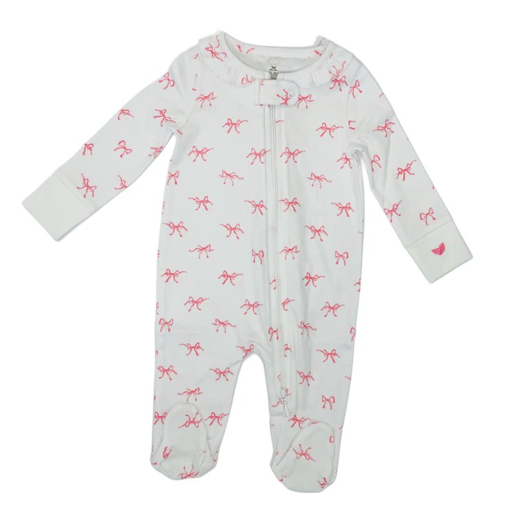 Blushing Bows Pima Romper