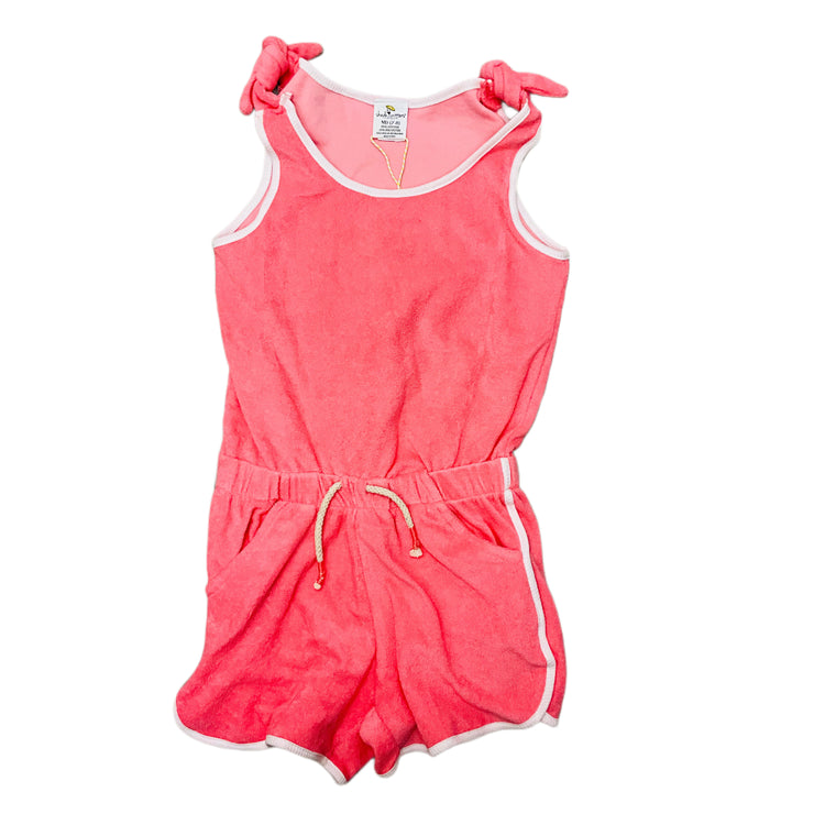 Coral Terry Romper S24