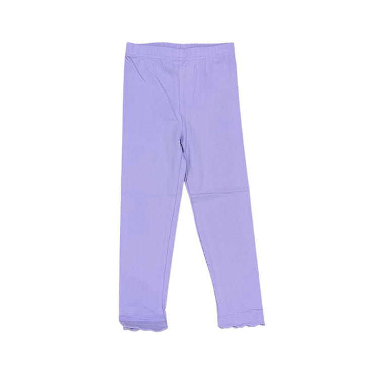 Lavender Scallop Leggings