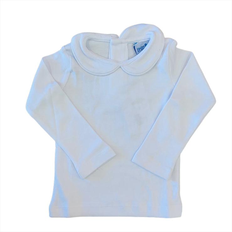 White LS Piped Shirt