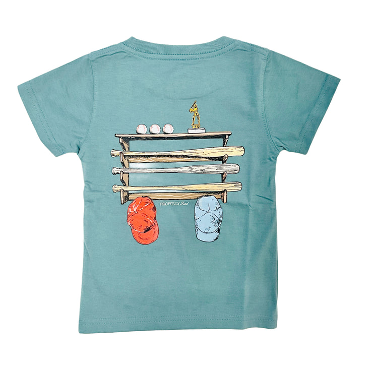 Steel Blue Bat Rack SS Tee