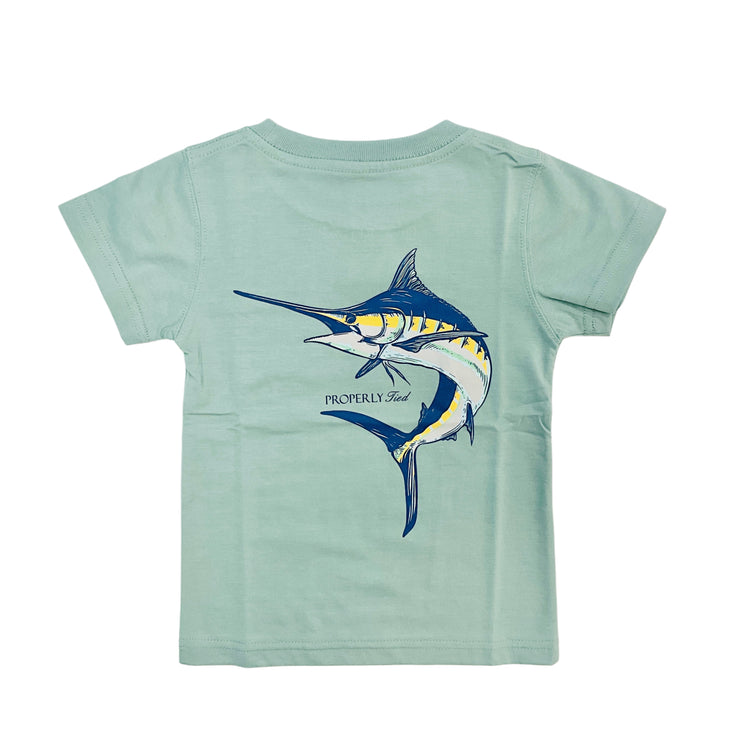 Marine Mist Blue Marlin SS Tee