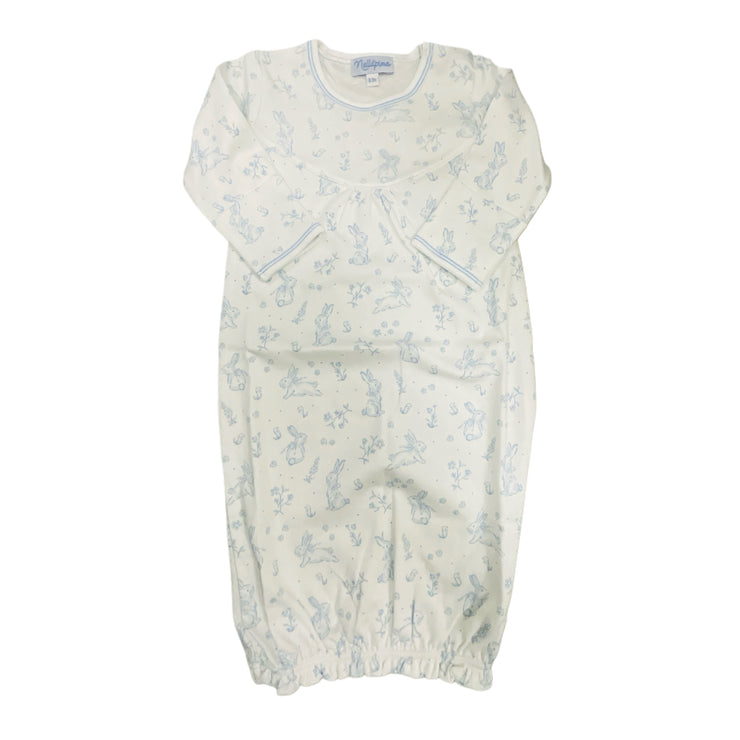 Blue Bunny Toile Gown