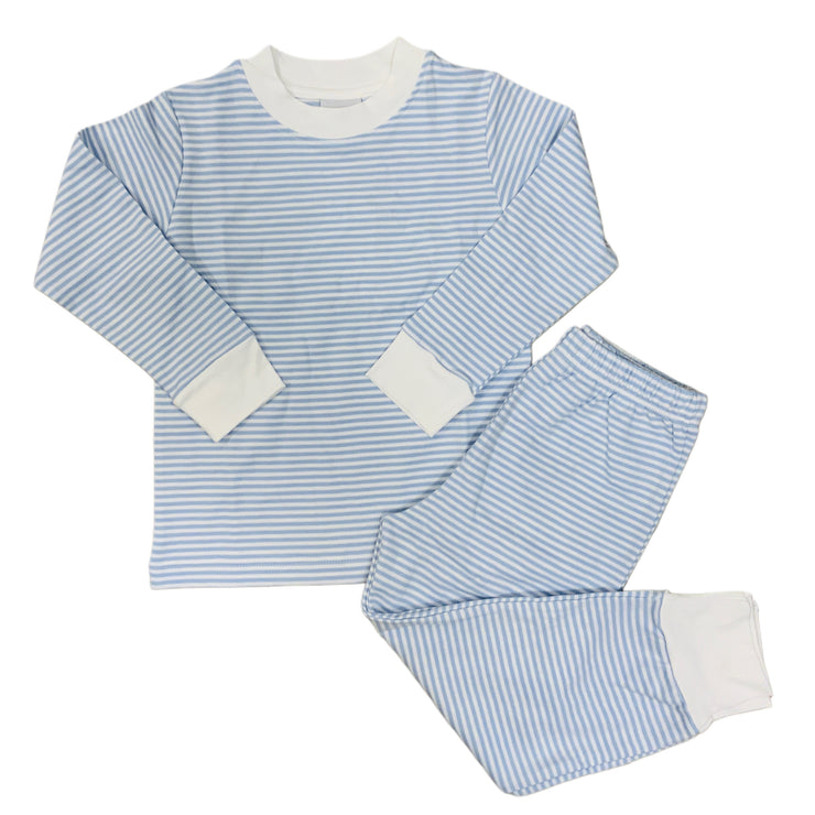 Lt Blue Stripe PJs B24