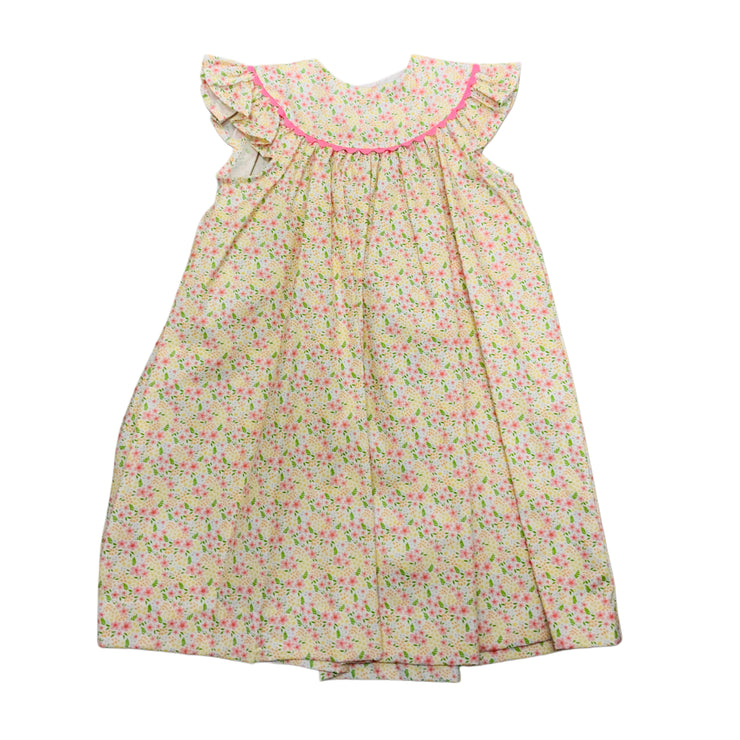 Pk/Yw Floral Bishop Dress