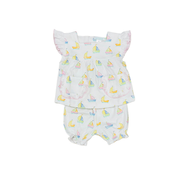 Boat Bloomer Set with Pocket