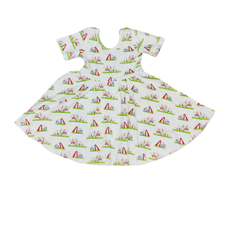 AL Mascot Org Cotton Dress