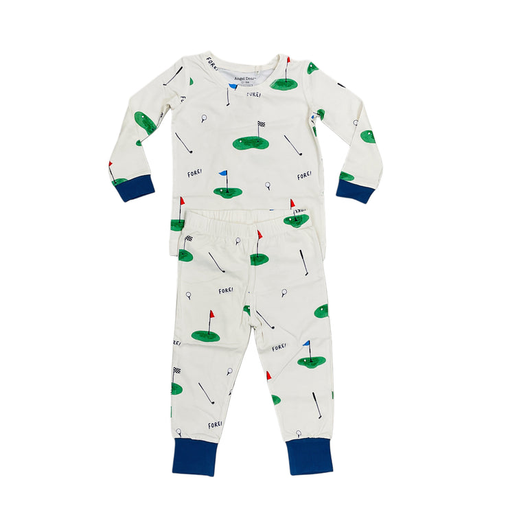 Iv/Nvy All Fore Golf LS PJ Set