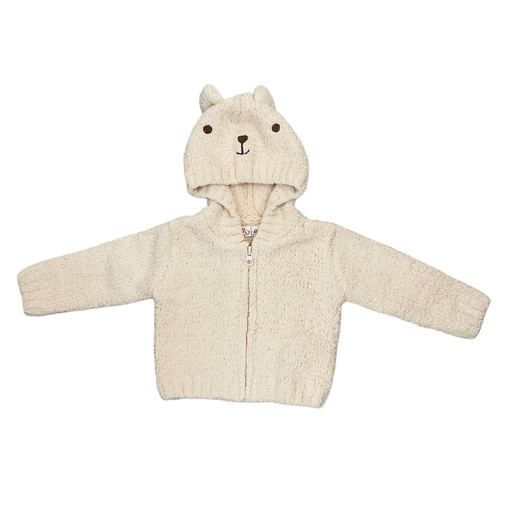 Bear Chenille Hoodie Sweater