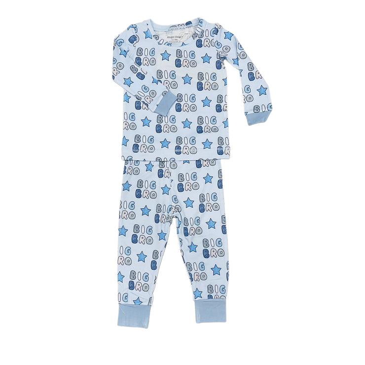 Lt Bl Big Bro LS PJ Set