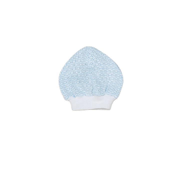 Blue Solid Beanie Cap