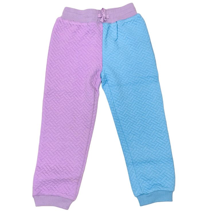 Lav/Bl Quilt Trellis Jogger