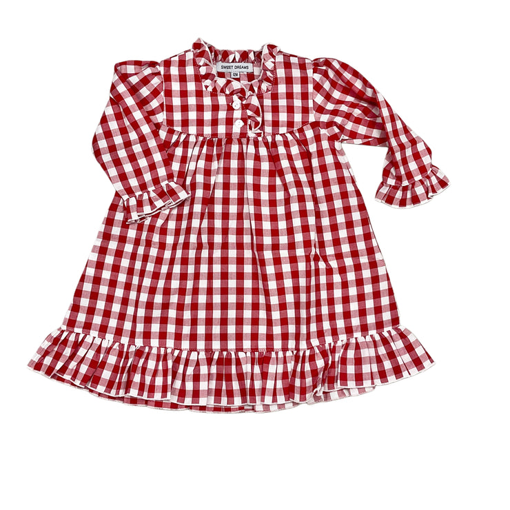 Red Gingham Night Gown SD