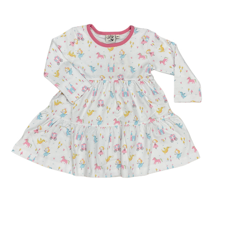 Princess Print Tier Dress 25