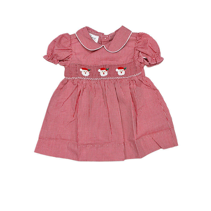 Claus Red Gingham Dress F24