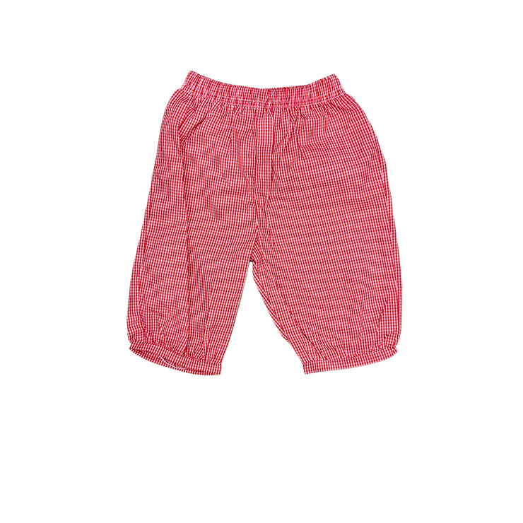 Adam Red Mini Ging Pant z24