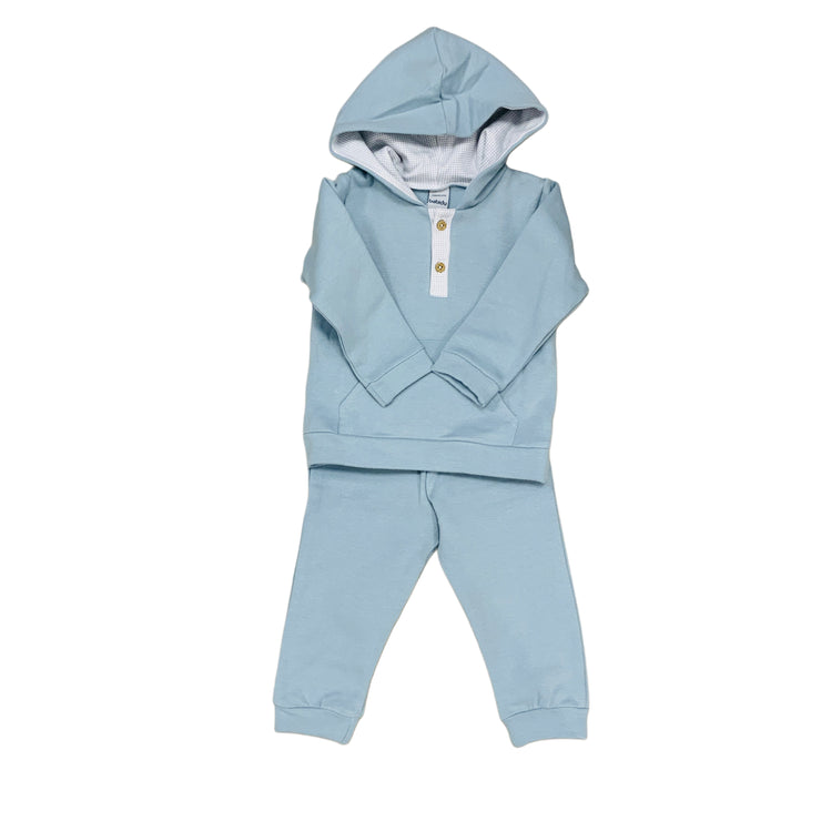 Blue Hoodie Jogger Set