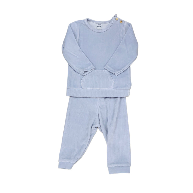 Sky Blue Pocket Pant Set