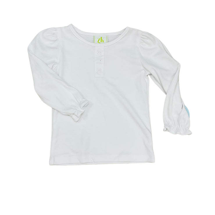 White Knit Blair Blouse_z25