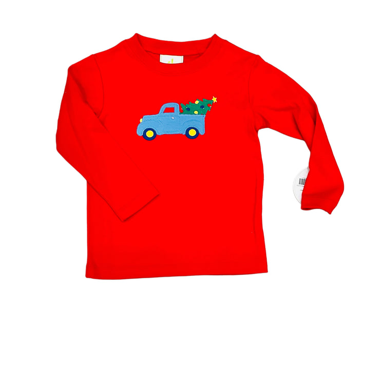 Red Xmas Truck Tee_z25