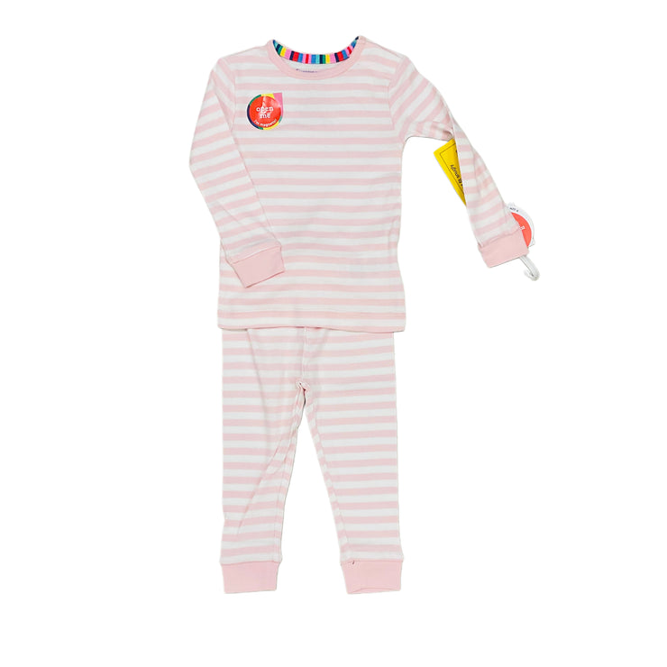 Pink Stripe LS PJ MM