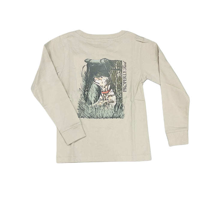 Linen Mossy Oak Lab LS Tee
