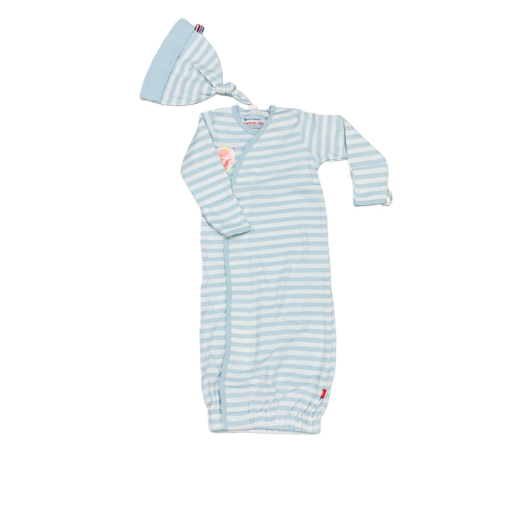 Blue Stripe Gown Set MM