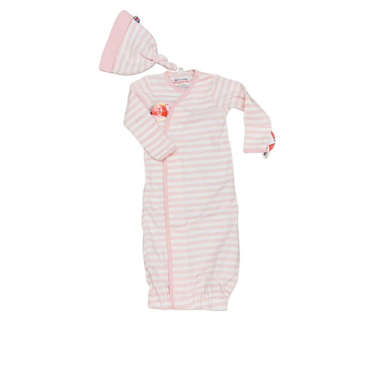 Pink Stripe Gown Set MM
