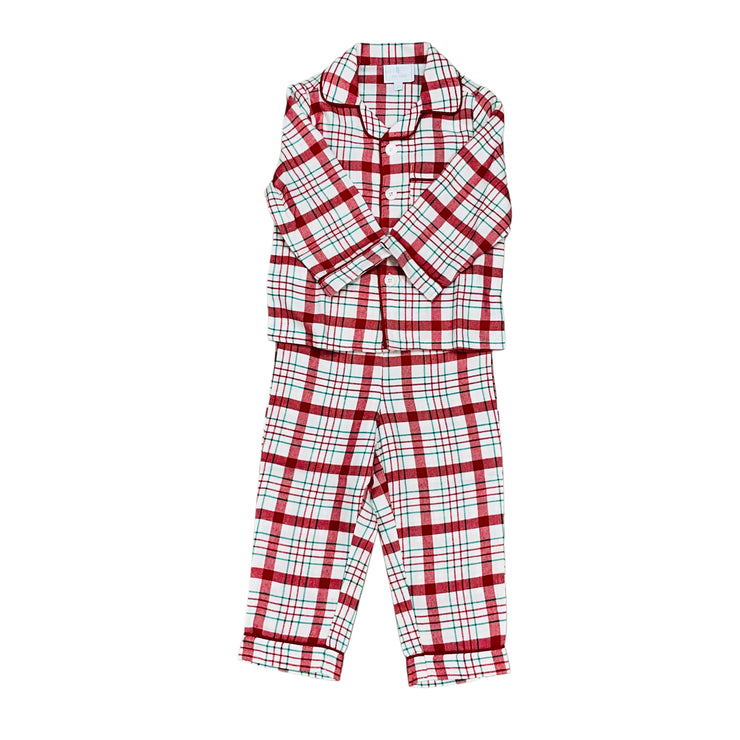 Holly Plaid Classic PJ Set le24