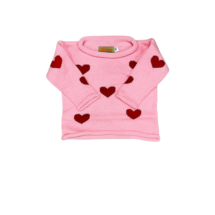 Hearts Pink/Red Sweater