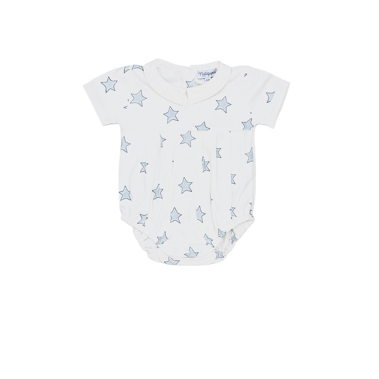 Blue Stars Print Bubble