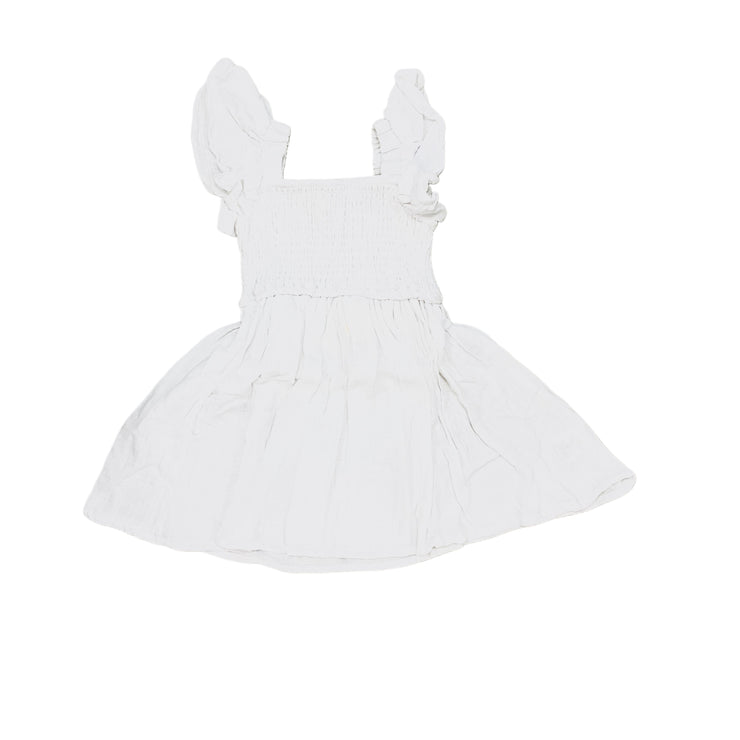 White Smock Gauze Dress