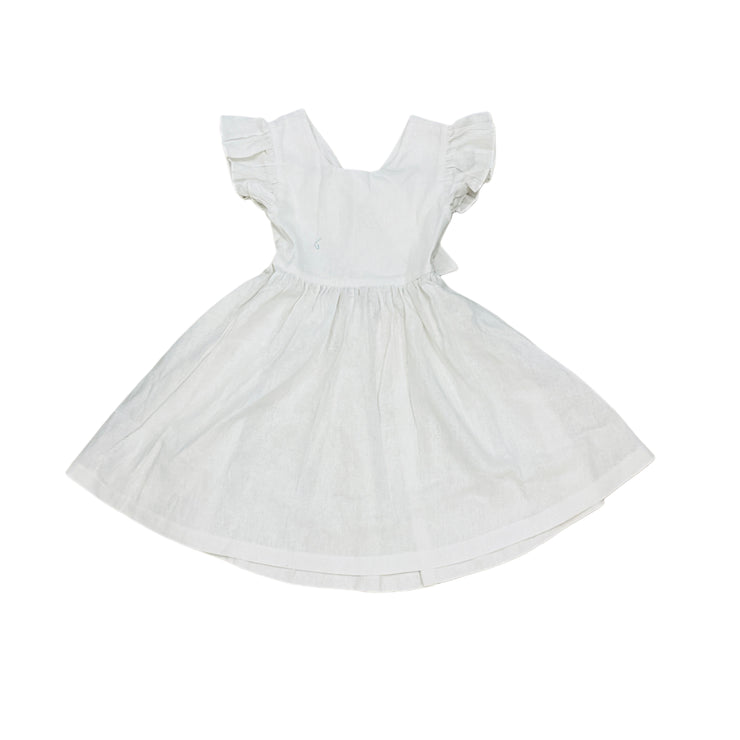 White Linen Gabrielle Dress