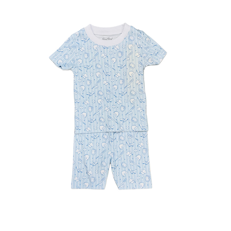 Lt Bl Baseball Short PJ