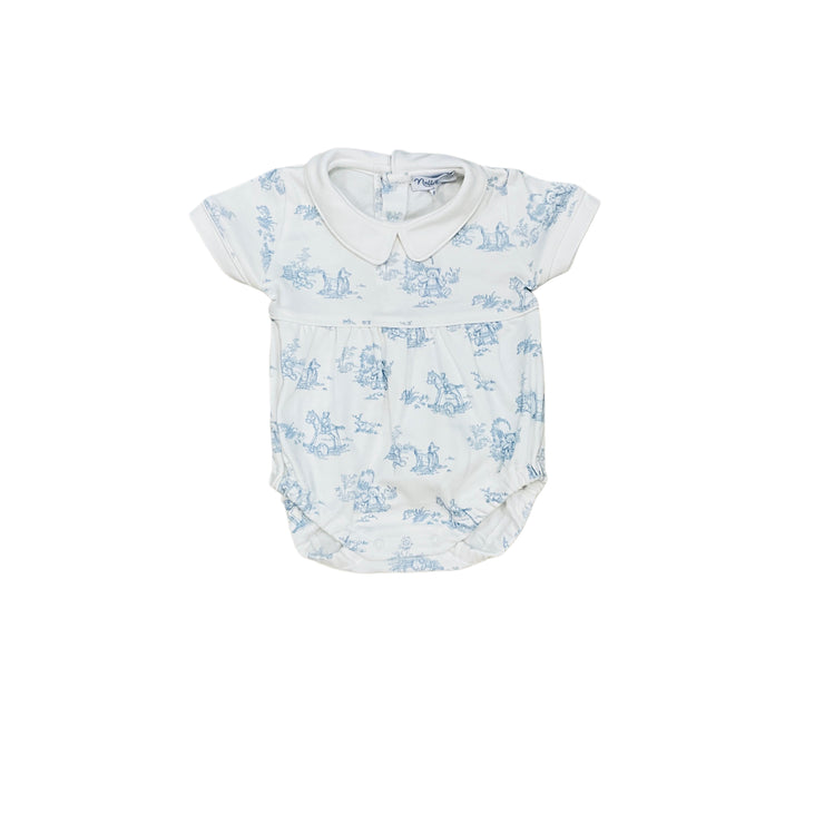 Blue Toile Bubble