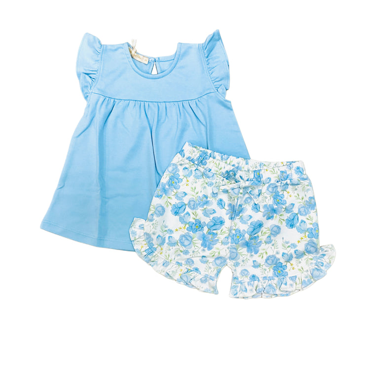 Spring in Blue Short Set