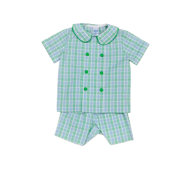 Dover Plaid Short Set BB 25