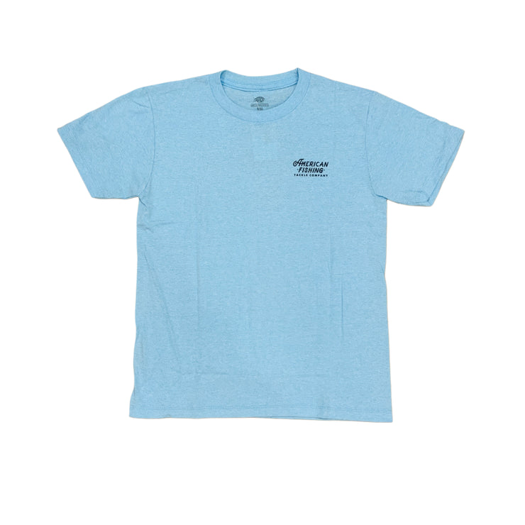 Neon Sky Blue Sailfishing Tee SS