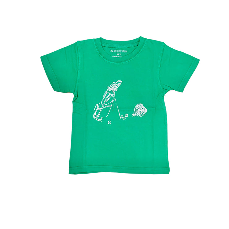 Green Golf Bag Tee SS