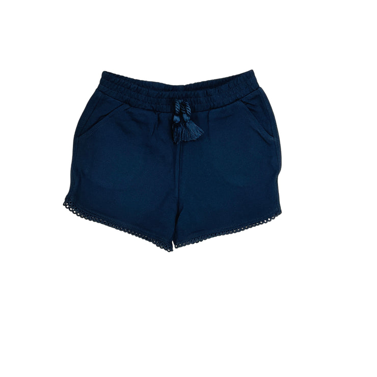 Navy Chenille Shorts