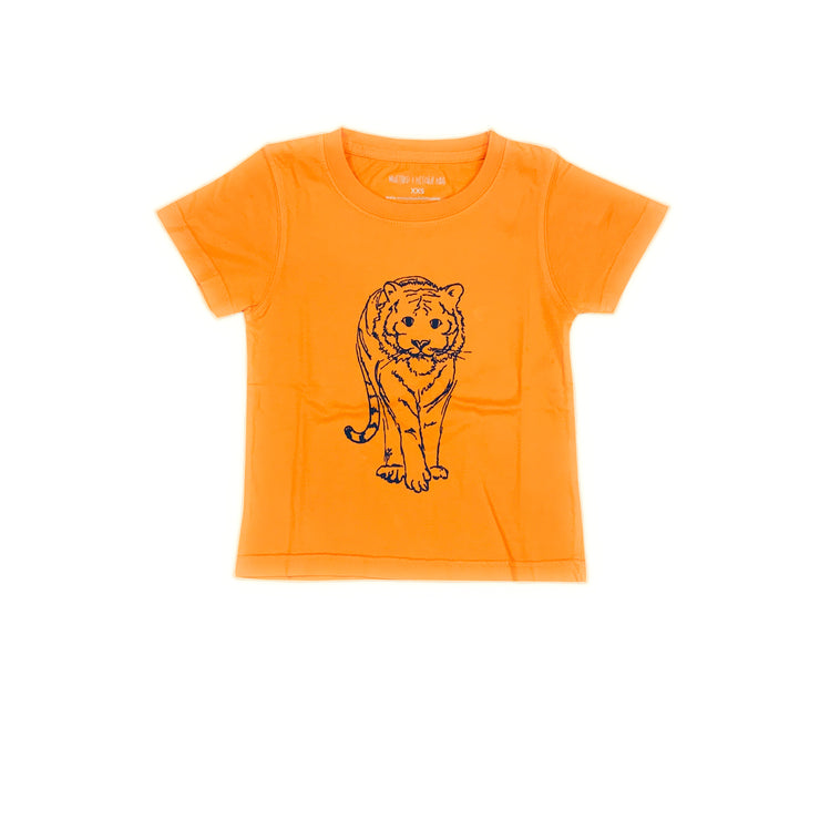 Orange/Navy Tiger Tee