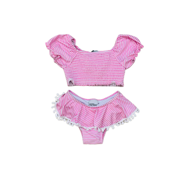 Sweet Pink Stripe Gemma Bikini S24
