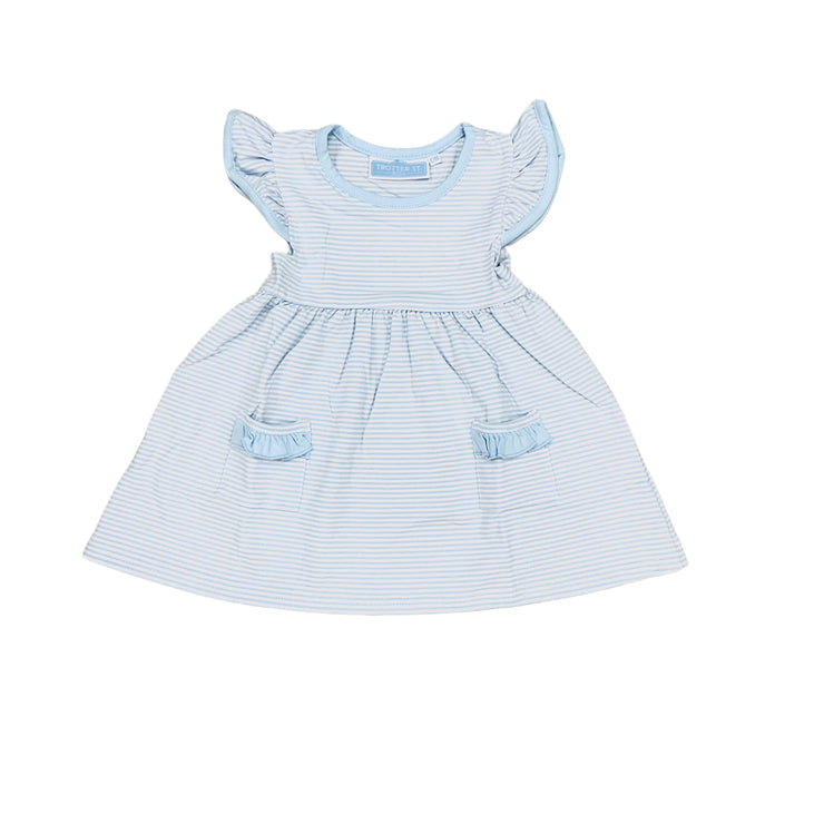 Light Blue Stripe Lucy Dress