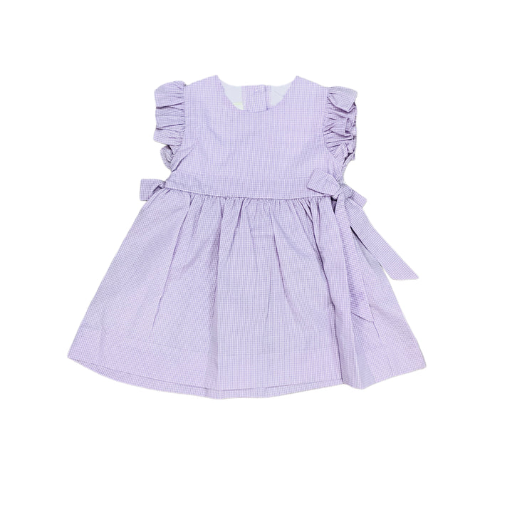 Nova Lav Mini Ging Dress Z25