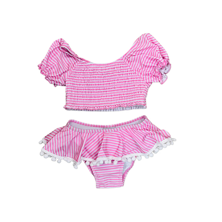 Sweet Pink Stripe 2 Pc Swm