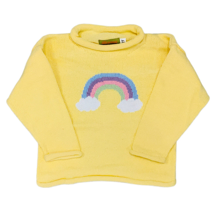 Lt Yellow Rainbow Sweater